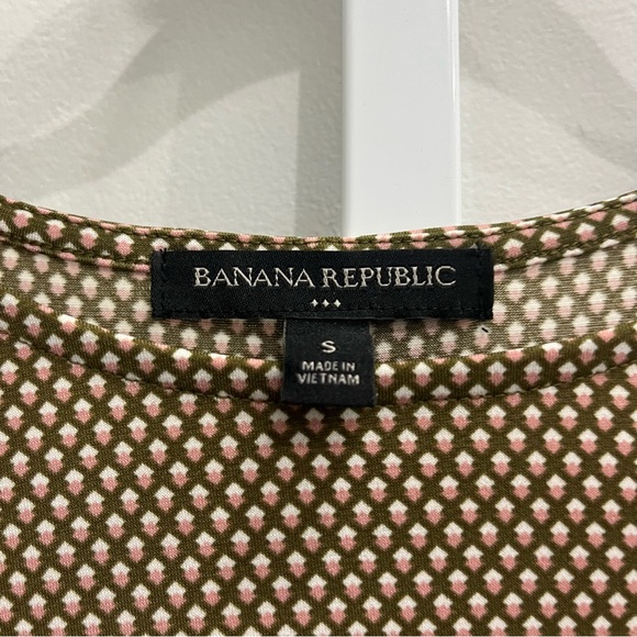 Banana Republic Geometric Knit Top in Brown and Pink - Picture 3 of 4